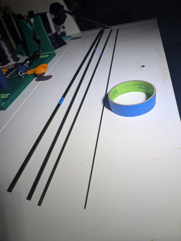 Perhovapa 6# 9ft Vavan selkä ja liimaukset